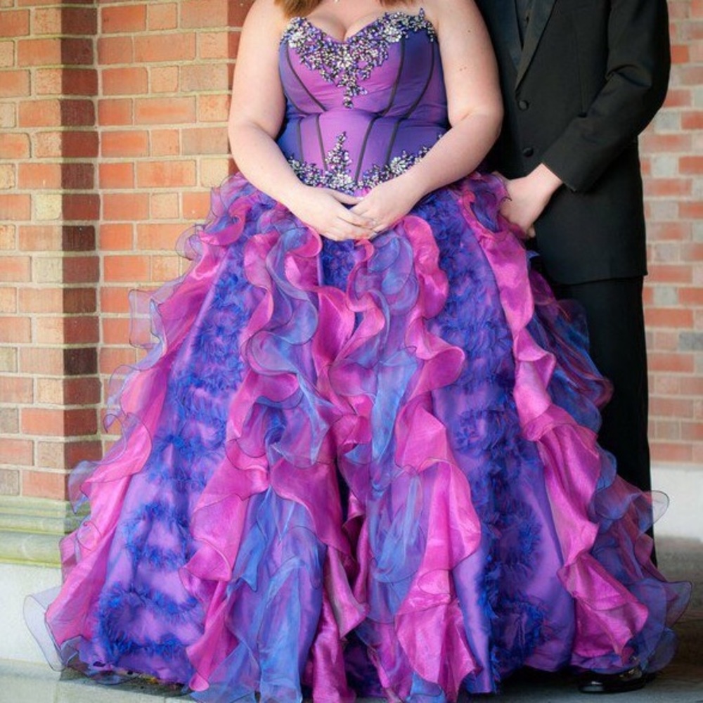 Plus size prom dress